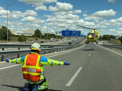 Herido Grave Un Motorista En Un Accidente En La A En Alcal De