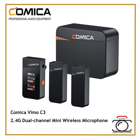 Comica Vimo C G Dual Channel Mini Wireless Microphone Camera