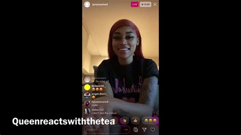 Jania Meshell On Instagram Live While Kacey Trys To Take Over 5 19