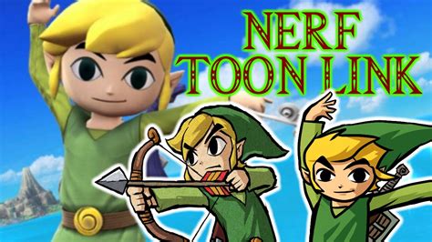 Nerf Toon Link Super Smash Bros Wii U Montage Youtube