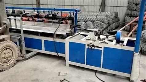 Fully Automatic Double Wire Chain Link Fence Making Machine More Than