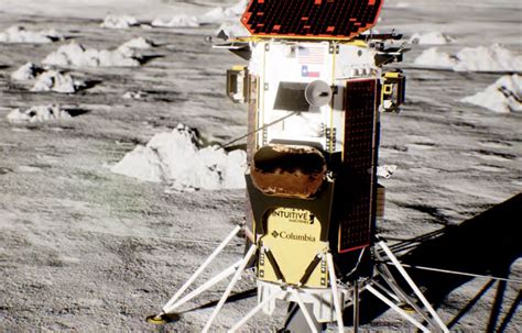 Bangkok Post Us Moon Lander Tips Over But Is ‘alive And Well