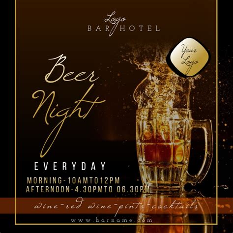 Bar Flyer Templates Postermywall