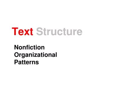 Ppt Text Structure Powerpoint Presentation Free Download Id 2337441