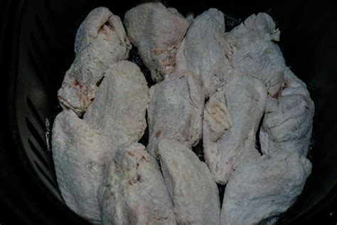 Naked Chicken Wings About To Get Fried Up Buffalo Chicken Wings Homemade Buffalo Sauce