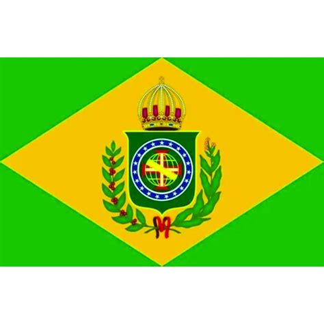 Bandeira Imperio Do Brasil 150x90 Cm Alta Qualidade Shopee Brasil