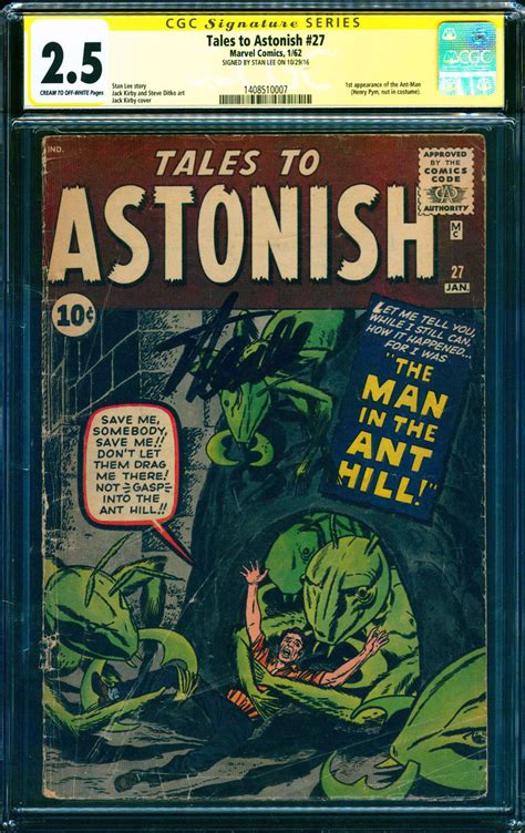 Comicconnect Tales To Astonish Cgc G