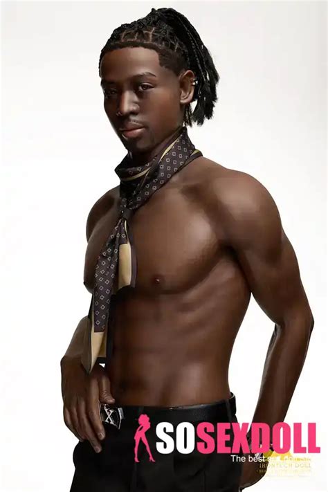 176cm 5ft77 Black Hot Male Sex Silicone Gay Porn Doll SoSexDoll