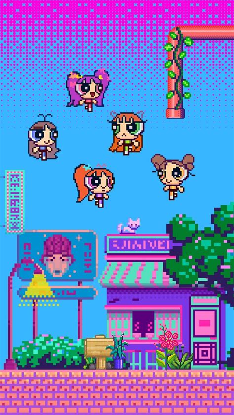 Newjeans Get Up Theme Lockscreen X Powerpuff Girls Pop City