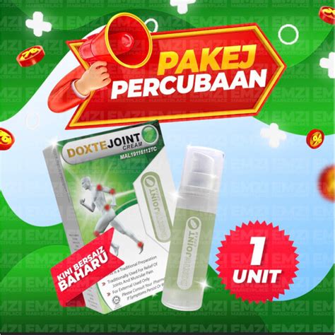 Doxtejoint Cream Original Hq Ubat Penawar Sakit Lutut Dan Sendi