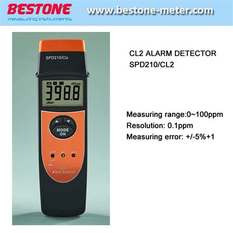 Portable Chlorine Gas Detector Cl Tester Chlorine Monitor F