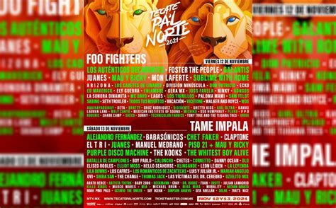 Pal Norte Anuncia Lineup De Bandas Por D A Qui Nes Estar N Grupo