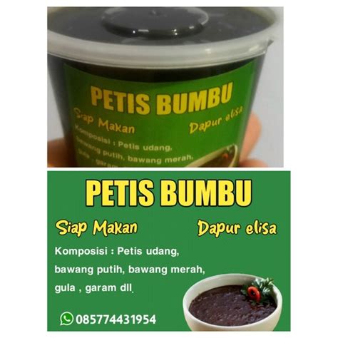 Jual Petis Bumbu Siap Makan Khas Semarang Shopee Indonesia