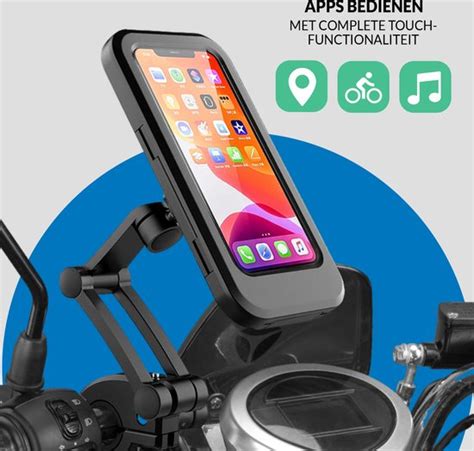 Brazio Universele Mobiele Telefoonhouder Geschikt Voor Fiets Scooter