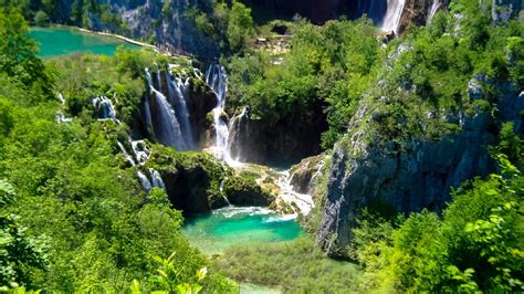 Plitvice Lakes Slovenia Wallpapers Wallpaper Cave