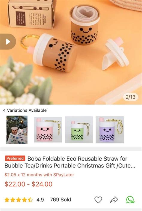 Boba Tribe The Boba Straw Reusable Bubble Tea Straw Food And Drinks