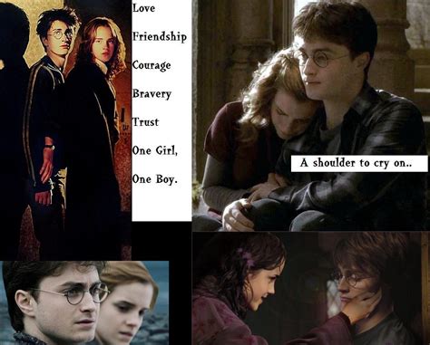 HARRY AND HERMIONE - A SHOULDER TO CRY ON - Harry Potter Fan Art ...