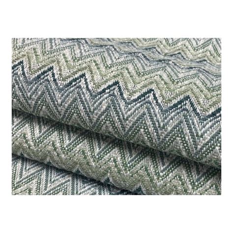 Lee Jofa Cambrose Weave Aloe Teal Blue Green Off White Herringbone