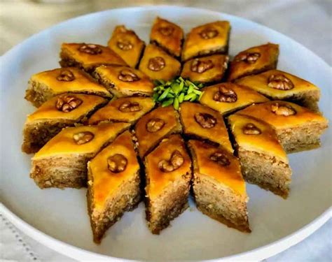 Traditional Persian Baklava Recipe In Oven And Pan