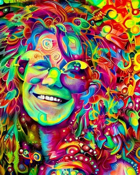 Janis Joplin Poster Hippie Art Print Psychedelic Art Rock Etsy Australia