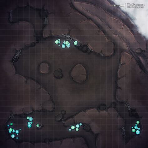 Caves And Caverns 6 Battlemaps 48 Variants The Reclusive