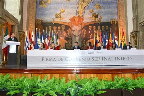 Firman Convenio Sep Inai Para Transparentar El Programa Escuelas Al