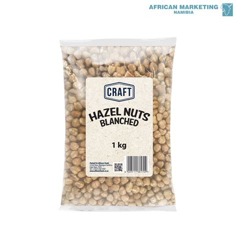 Hazelnuts Blanched 1kg Craft African Marketing Pty Ltd