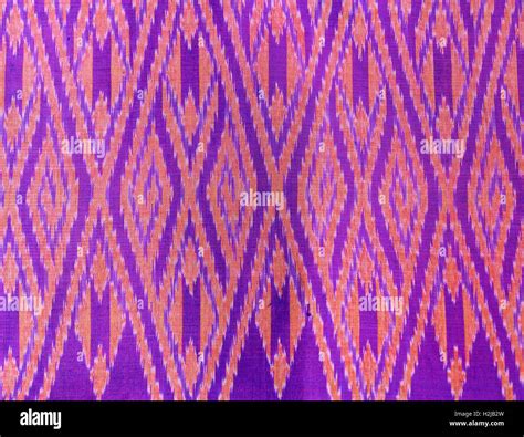 Thai Silk Pattern Stock Photo Alamy