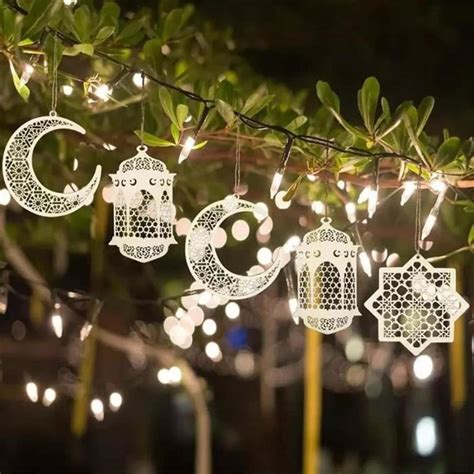 D Coration Ramadan Bois Eid Al Fitr Eid Mubarak Decoration Deco