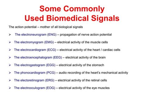 Biomedical Signals PPT