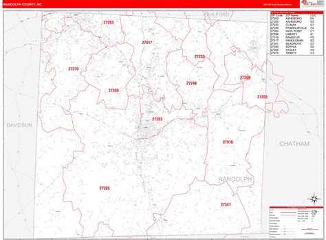 Nc County Map With Zip Codes