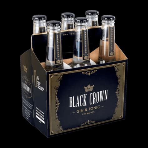 Black Crown Gin And Tonic Nrb 275ml Agrimark