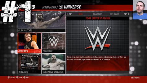 Wwe 2k16 Universe Mode Lets Mess With Part 1 Youtube