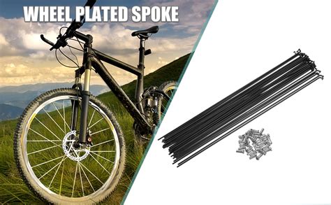 Amazon X Autohaux Pcs G J Bend Bicycle Galvanized Spokes