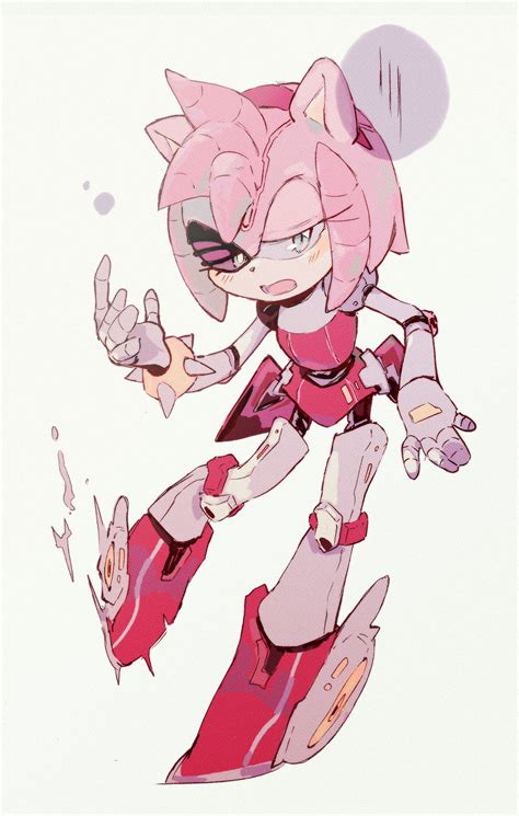 Amy Rose And Rusty Rose Sonic And 1 More Drawn By Rivernull Danbooru