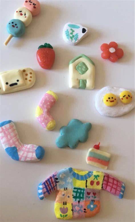 Handmade Pins Clay Crafts Diy Clay Crafts Clay Magnets