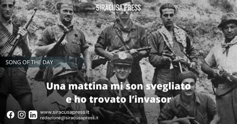 Una Mattina Mi Son Svegliato E Ho Trovato Linvasor Siracusapress