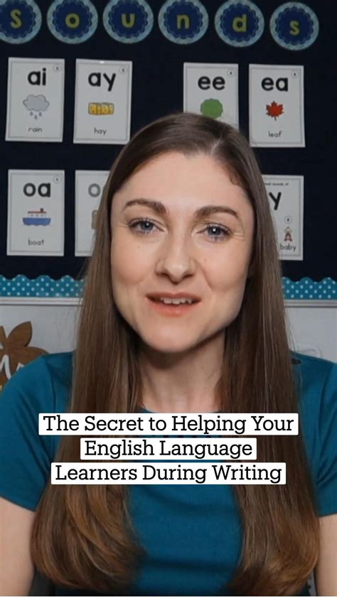 The Secret To Helping Your English Language Learners During Writing