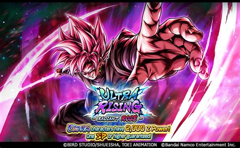 DRAGON BALL LEGENDS on Twitter ULTRA RISING RADIANT ROSÉ