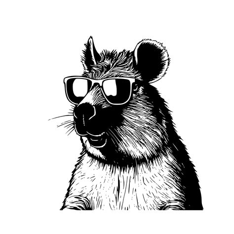 Capybara With Sunglasses Svg Cool Capybara Svg Clipart Files For