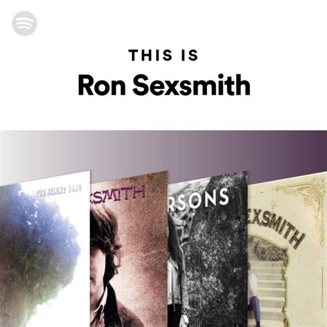 This Is Ron Sexsmith Playlist By Spotify Spotify