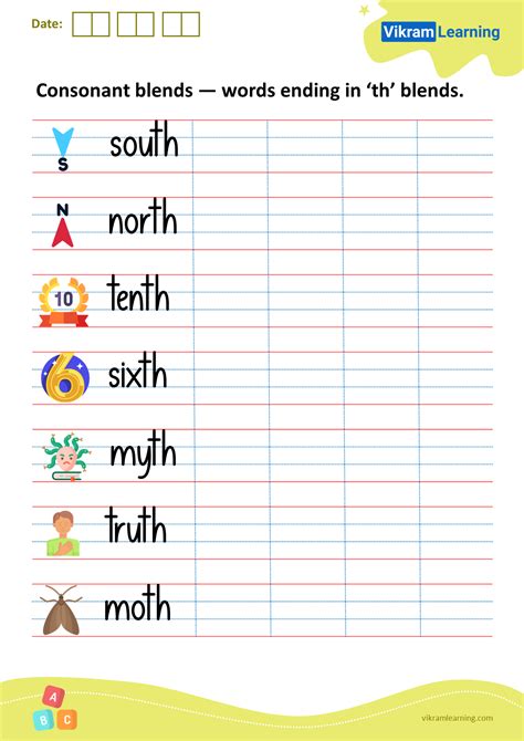 Download Consonant Blends Shchthwh Worksheets For Free