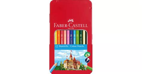 Kredki Zamek Faber Castell Opakowanie Metalowe Kolor W