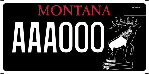 Montana Custom License Plate Designs - Dirt Legal