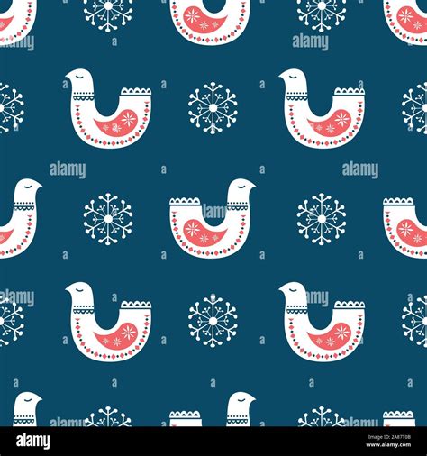 Scandinavian Folklore Textile Stock Vector Images Alamy