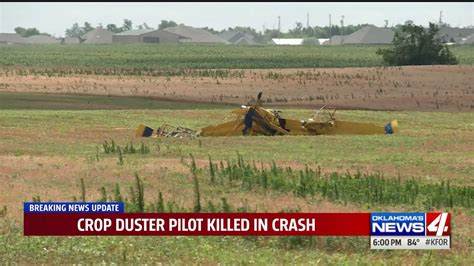 Officials Identify Pilot Killed In Crop Duster Crash In Enid