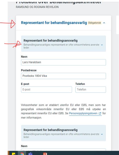 Retting Forbedring Av Bolken Behandlingsansvarlig I Protokoll Gui