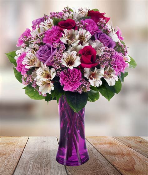 Purple Flowers Bouquet