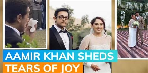 Aamir Khan Tears Up As Ira Khan And Nupur Shikhare Say I Do At