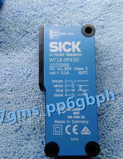 1 PCS NEW IN BOX SICK Photoelectric Sensor WT18 3P430 1025896 EBay